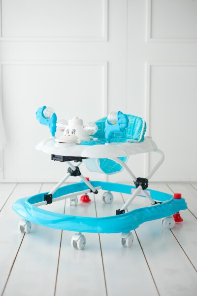 Carolin Toy Music and 3-Step Spider Baby Walker Turquoise - 17