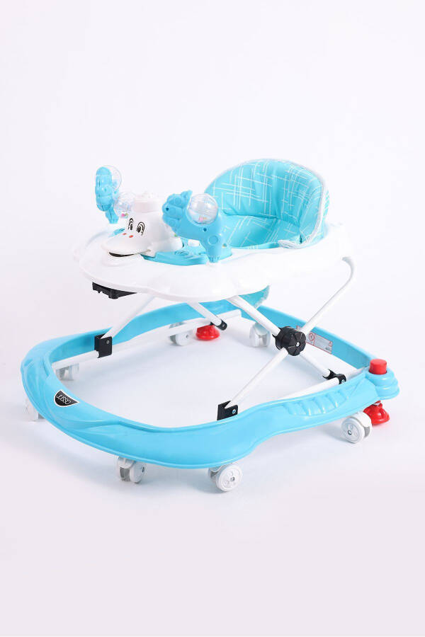 Carolin Toy Music and 3-Step Spider Baby Walker Turquoise - 10