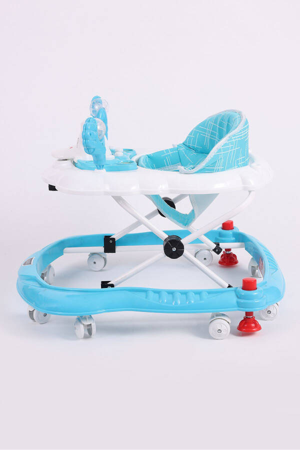 Carolin Toy Music and 3-Step Spider Baby Walker Turquoise - 11