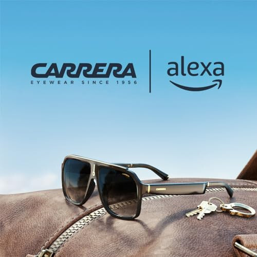 Carrera Smart Glasses with Alexa | Smart audio glasses | Cruiser black frames with gradient sunglass lenses | Navigator - 1