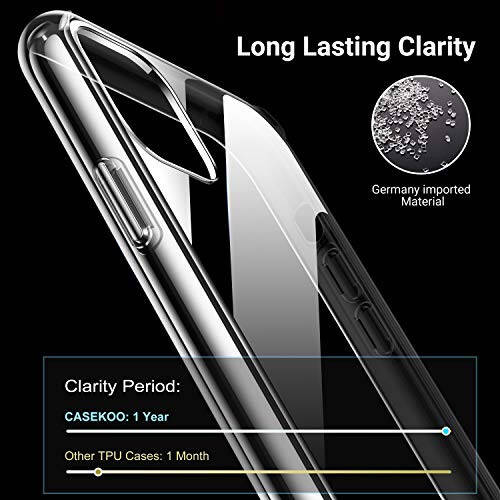 CASEKOO Crystal Clear iPhone 11 Pro Max Case - 2