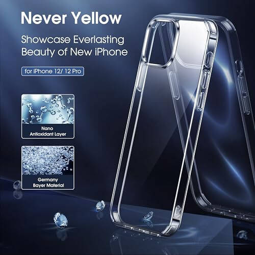 CASEKOO Crystal Clear iPhone 12/12 Pro Case - 2