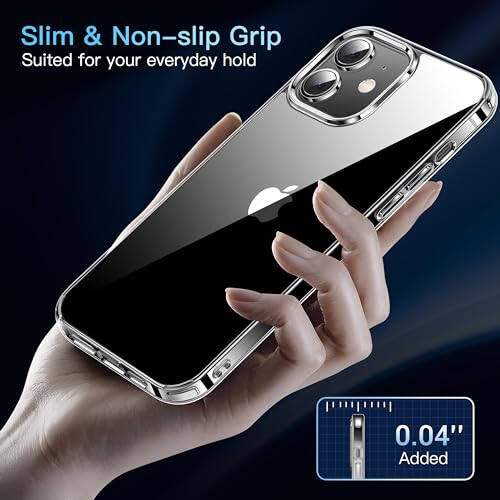 CASEKOO Crystal Clear iPhone 12/12 Pro Case - 6