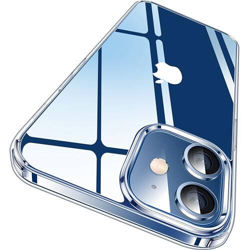 CASEKOO iPhone 12/12 Pro Kristal Şeffaf Kılıf - 1