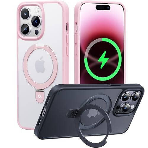 CASEKOO iPhone 14 Pro Max Case with Magnetic Invisible Stand - 1