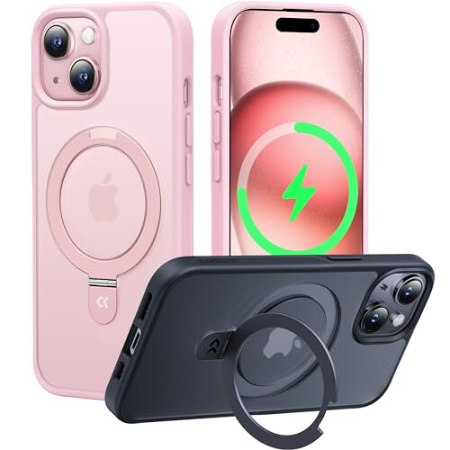 CASEKOO iPhone 15 Case with Magnetic Invisible Stand - 1