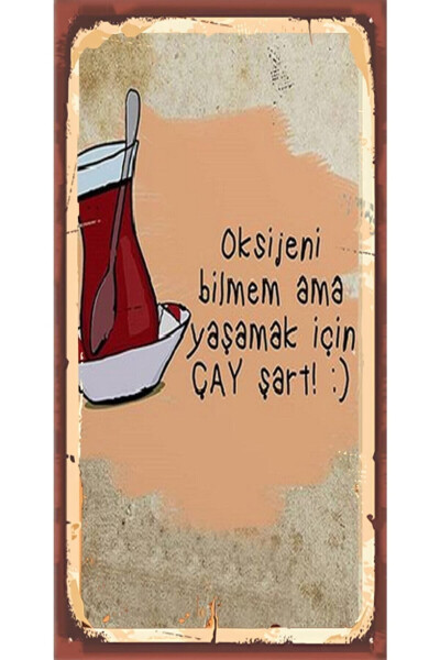 Çay Ve Kahve Temalı 6'lı Ahşap Duvar Poster Seti - Hbb Özel Seri - 3