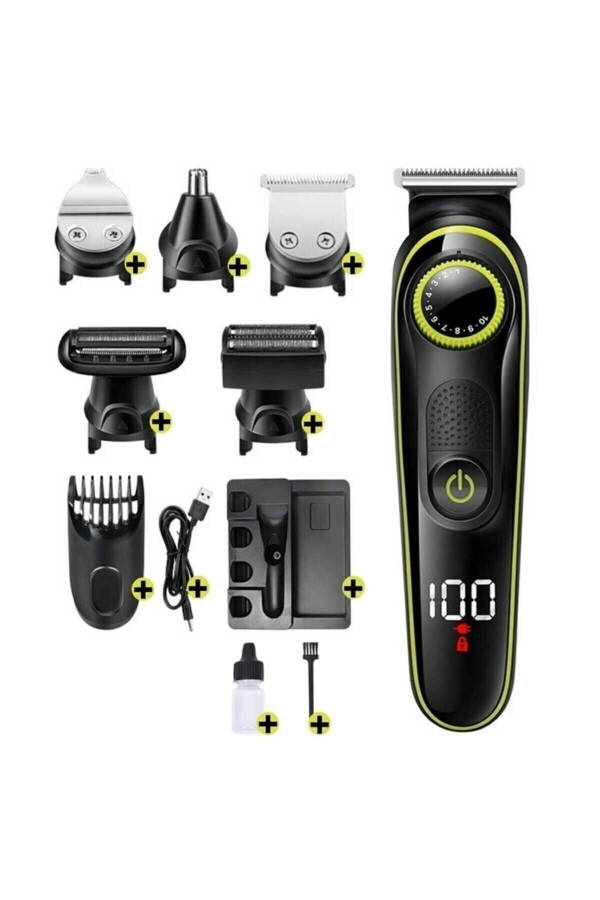 Cd 6171 Hair & Beard Trimmer Shaver Men's Grooming Set 5 In 1 Ultimate 009 - 9