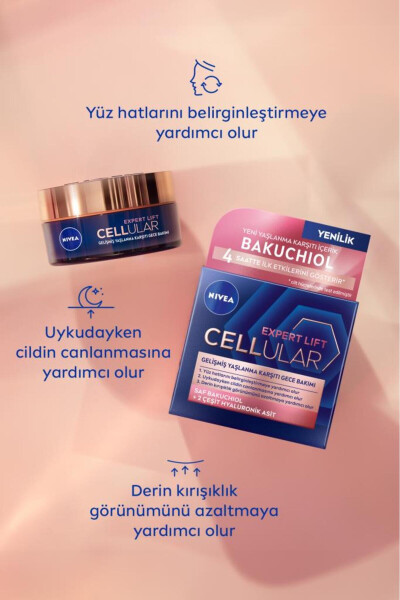 Cellular Bakuchiol Yaşlanma Karşıtı ve Nemlendirici Gece Bakım Kremi 50 ml - 16