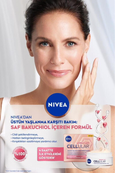 Cellular Expert Lift Yaşlanma Karşıtı Gündüz Yüz Bakım Kremi 50ml, Bakuchiol, Hyaluronik Asit, SPF30 - 3