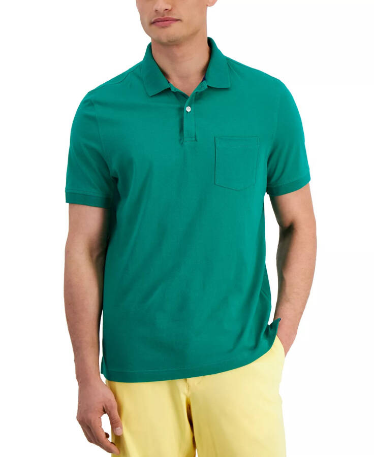 Cepli Erkek Düz Jersey Polo, Macy's Wild Meadow için Oluşturuldu - 1