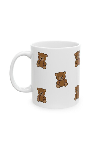 Ceramic Mug with Teddy Bear Design - 10