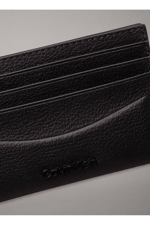 Черный мужской кошелек MINIMAL FOCUS CARDHOLDER 6CC - 4