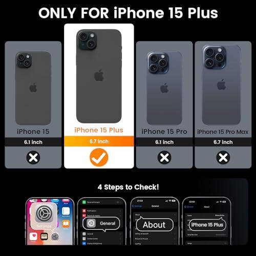 Чехол для iPhone 15 Plus с защитным стеклом - Goton - 2