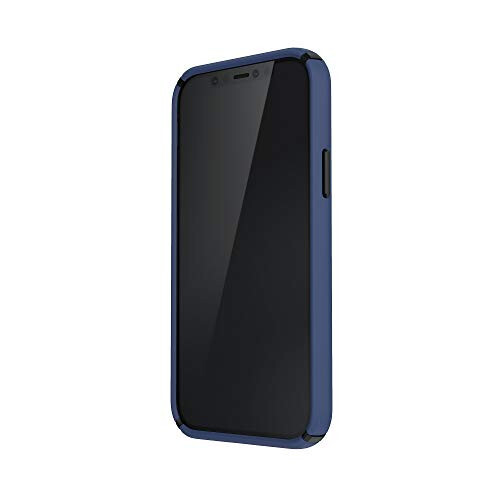 Чехол Speck для iPhone 12 - защита от падения, подходит для iPhone 12 Pro и iPhone 12 - устойчивый к царапинам, тонкий дизайн, совместим с беспроводной зарядкой - прибрежный синий, черный, синяя буря Presidio2 PRO - 6