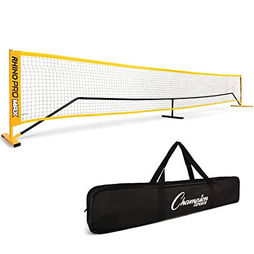 Champion Sports Adjustable Sport Net: Portable Sport Game Net for Volleyball, Tennis, Pickleball, and Badminton - Multiple Widths - 1