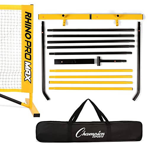 Champion Sports Adjustable Sport Net: Portable Sport Game Net for Volleyball, Tennis, Pickleball, and Badminton - Multiple Widths - 3