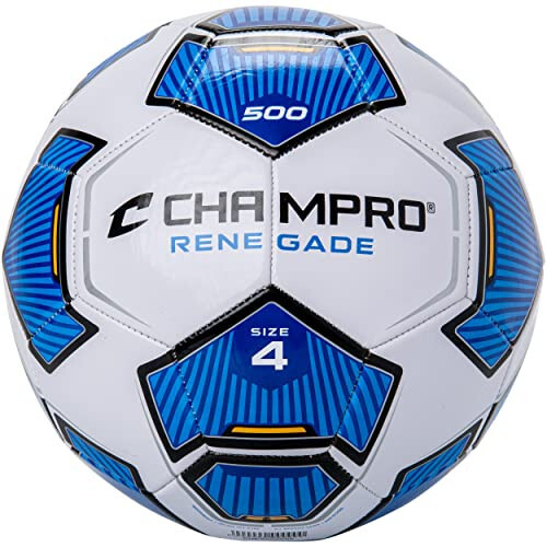 Champro Renegade Futbol To'pi, 4-o'lcham, Qirollik ko'k - 1