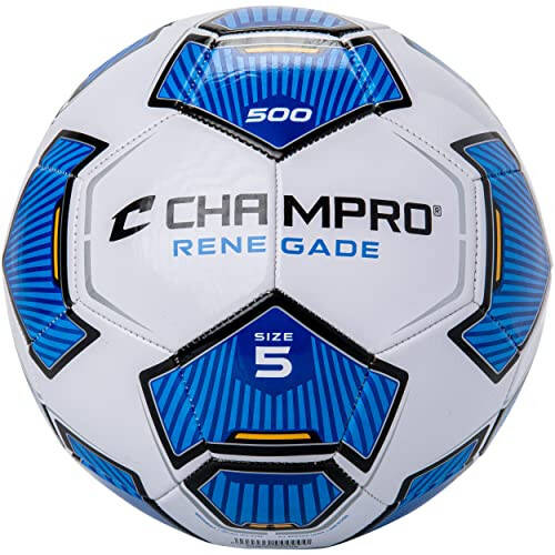 Champro Renegade Futbol To'pi, 5-o'lcham, Qiroliy ko'k - 1