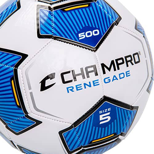 Champro Renegade Futbol To'pi, 5-o'lcham, Qiroliy ko'k - 3