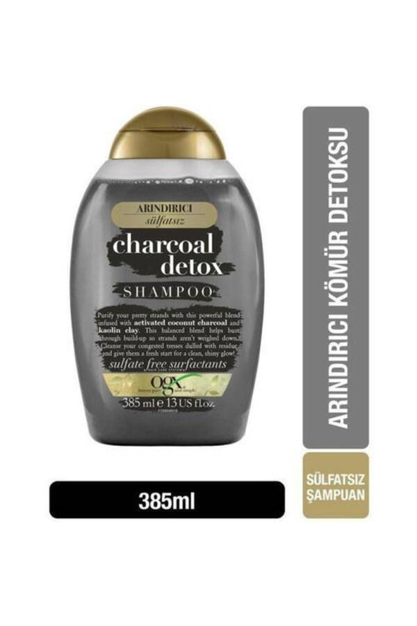 Charcoal Detox Purifying Activated Charcoal Sulfate-Free Shampoo 385 Ml - 1