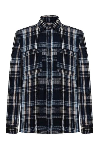 Checked comfortable fit shirt - 4