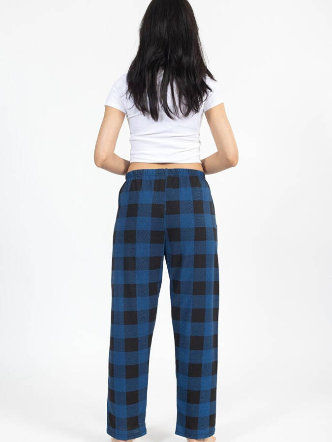 Checked Plaid Women's Sweatpants - 4