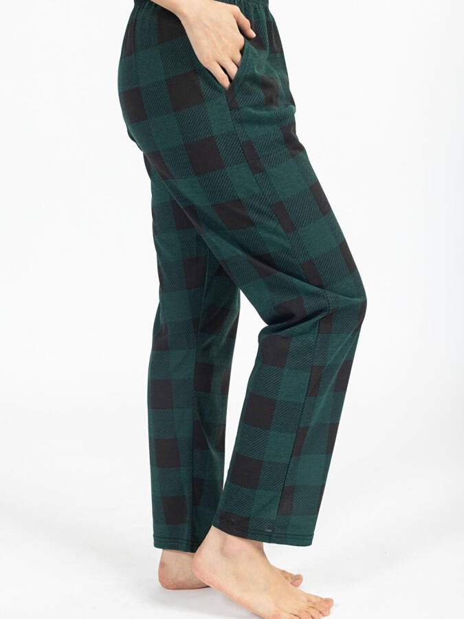 Checked Plaid Women's Sweatpants - 6