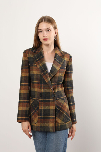 Checkered Blazer - 2