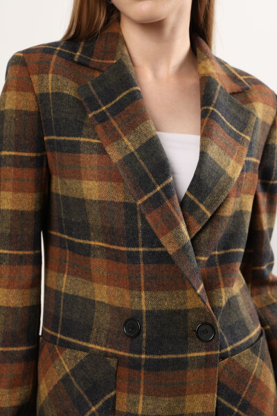 Checkered Blazer - 3