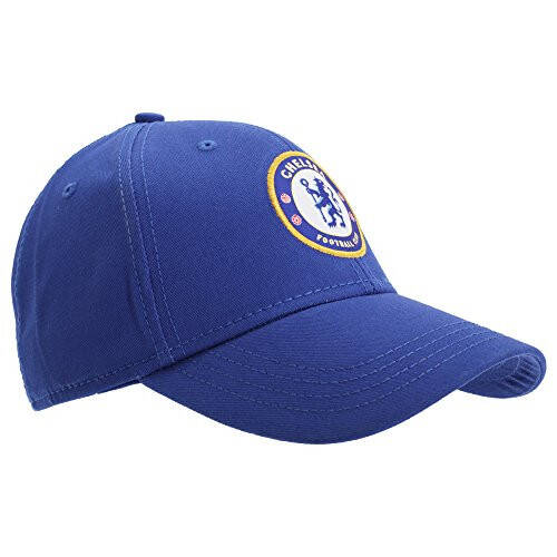 Chelsea FC Unisex Resmi Futbol Arması Beyzbol Şapkası (Tek Beden) (Mavi) - 1