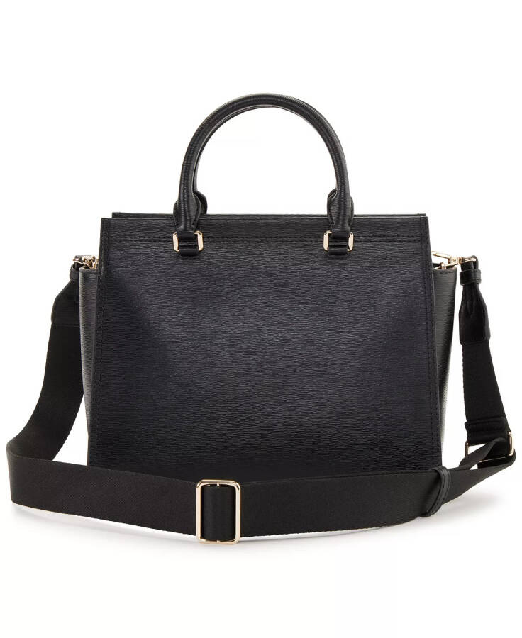 Chelsea Web Strap Satchel Black, Gold - 2