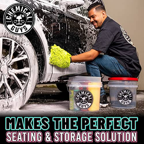 Chemical Guys HOL_128 Car Cleaning Kit, with Car Wash Soap, Car Wash Bucket and 16oz Car Care Cleaning (8 items) - 6