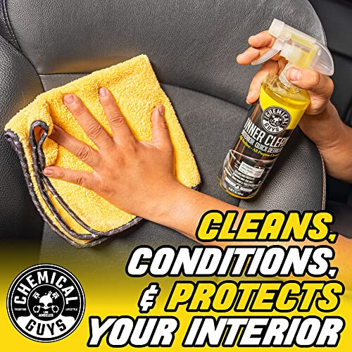 Chemical Guys SPI_663_16 InnerClean Quick Detailer with Pineapple Scent, High Performance Interior and Dashboard Cleaner, Dust Repellent, Easy to Use Non Greasy Formula, 16 fl oz - 2