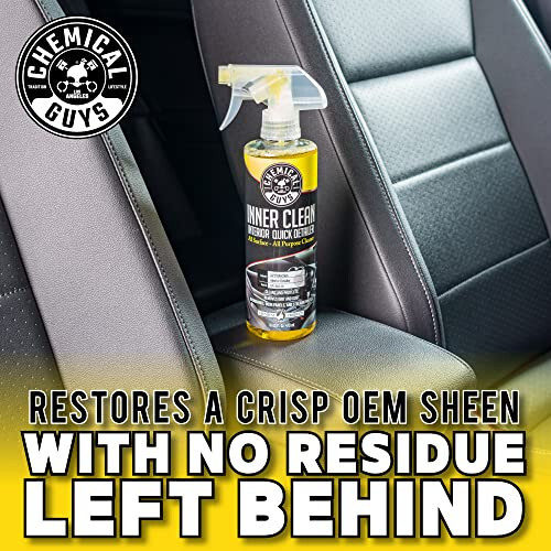 Chemical Guys SPI_663_16 InnerClean Quick Detailer with Pineapple Scent, High Performance Interior and Dashboard Cleaner, Dust Repellent, Easy to Use Non Greasy Formula, 16 fl oz - 3