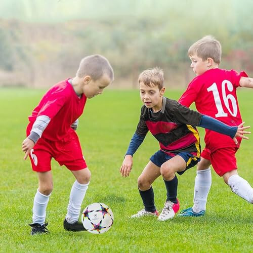 Chempionlar ligasi futbol to'plari 5-hajm, Unisex mashg'ulot futboli futbol to'pi tug'ilgan kun sovg'asi futbol to'pi rangli besh burchakli yulduz - 21