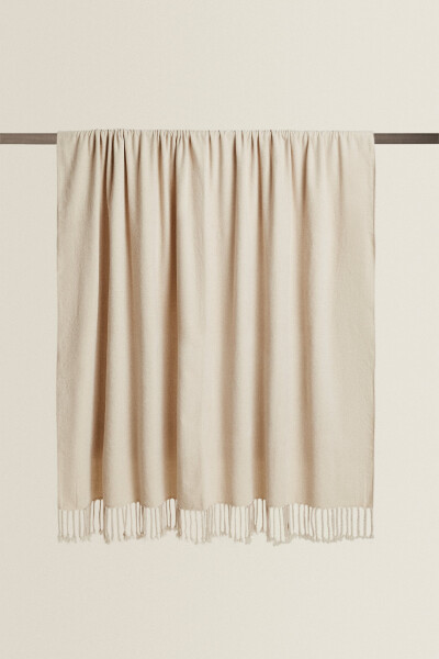 Chenille Blanket-Light Beige - 9