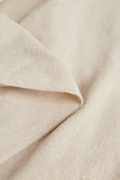 Chenille Blanket-Light Beige - 13