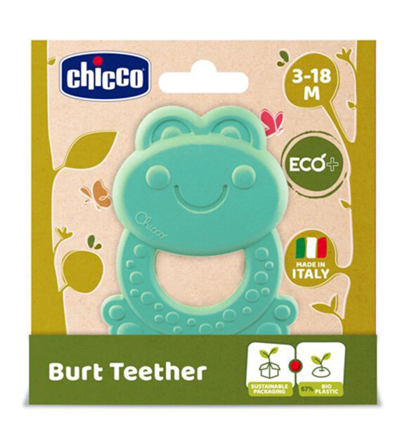 Chicco Burt's Bees Teether 3-18 Months - Blue - 3