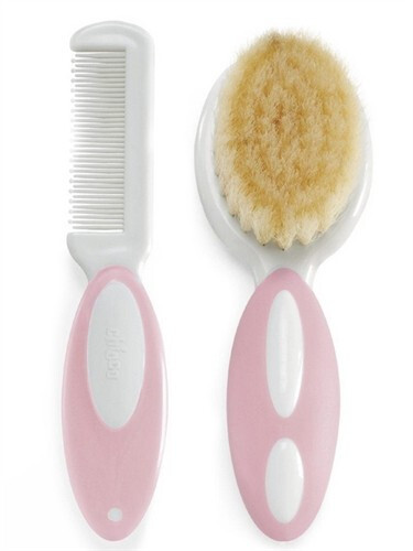 Chicco Comb & Brush Set (Pink) 8058664011926 - 1