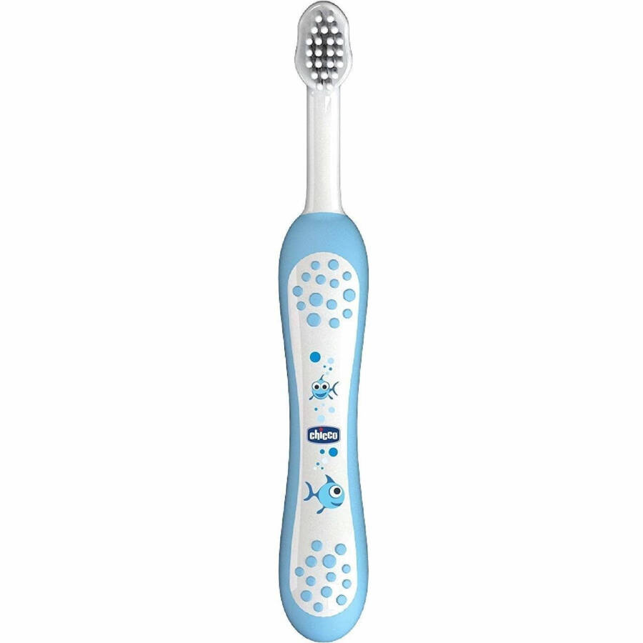 Chicco First Toothbrush Blue 6-36 Months - 4