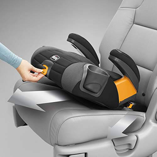 Chicco GoFit® Plus Backless Booster Car Seat with LATCH Attachment and Quick-Release LATCH Removal, Travel Booster Seat for Car, Portable Car Booster Seat for Children 40-110 lbs. | Stream/Blue - 2