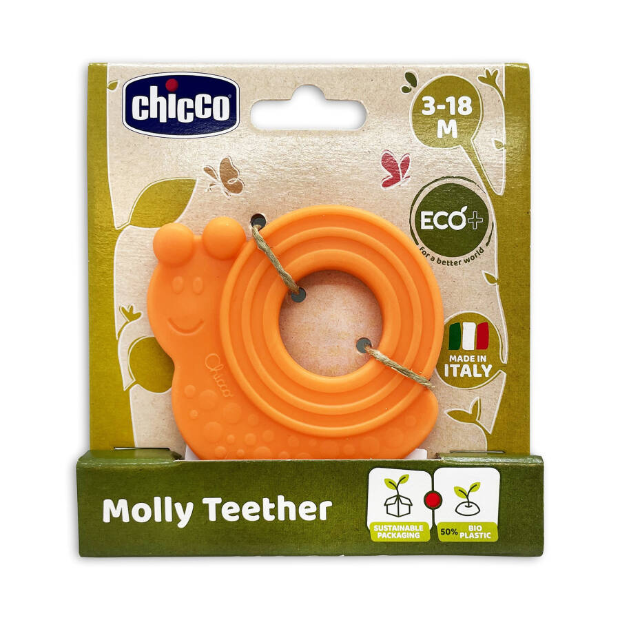 Chicco Molly Diş Kaşıyıcı 3-18 Ay - Turuncu - 3