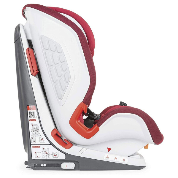 Chicco Youniverse Fix 1 2 3 Avtomobil Kreslosi (9 - 36 kg) - Qizil - 7