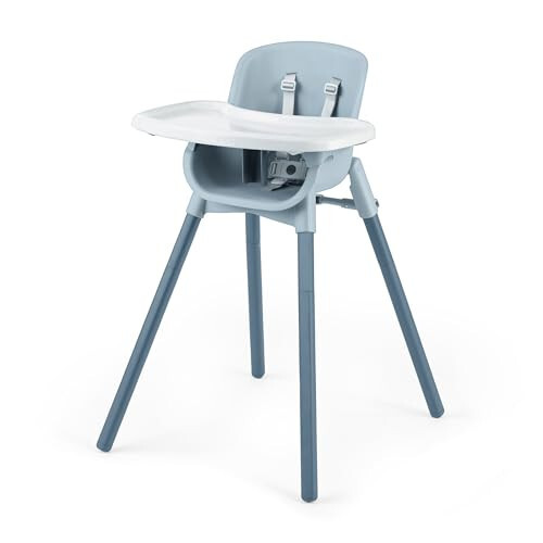 Chicco Zest 4-in-1 Folding High Chair, Feeding Chair, Toddler Chair and Youth Stool, Multi-Use Easy Clean High Chair | Capri/Blue - 31