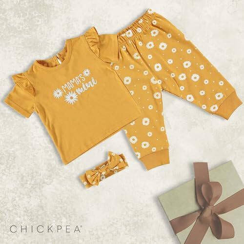 Chick Pea Baby Girl Clothes Newborn Jogger Layette Set - 25