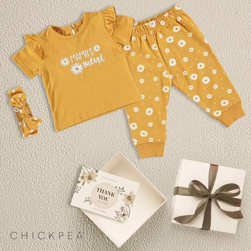 Chick Pea Baby Girl Clothes Newborn Jogger Layette Set - 26