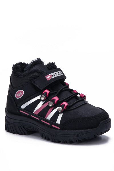 Children's Boots BL03 - Black Fuchsia - 1