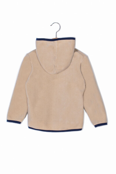 Children's Fleece Jacket - Zippered Hooded Collar Jacket - 8