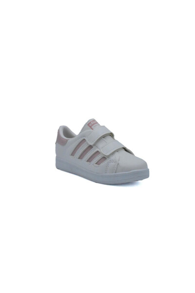 Children's Sports Shoes 4 Strap White Pink Sport - 1